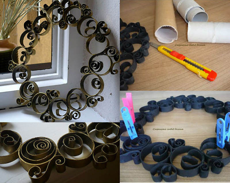 25 Creative DIY Toilet Paper Roll Wall Art