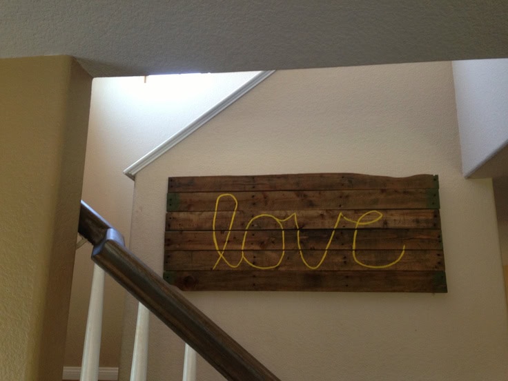 Fantastic Diy Pallets Wall Art Ideas