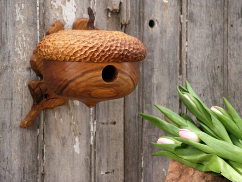 21 Cute Bird Houses Handmade From Wood