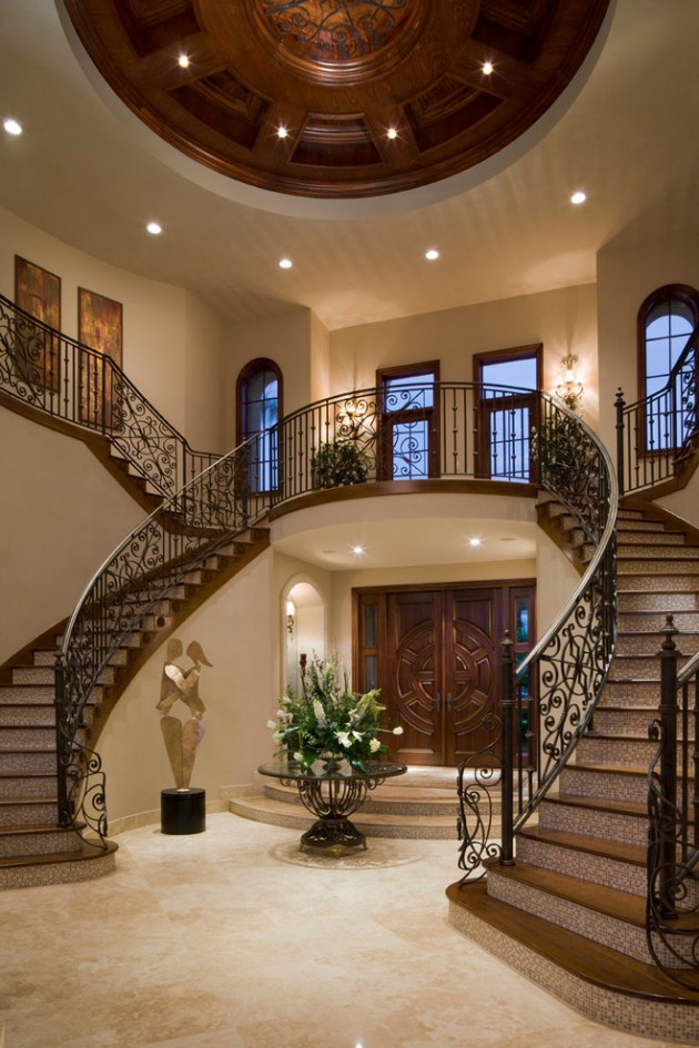 15 Extremely Luxury Entry Hall Designs With Stairs - Home Minimalis 2014