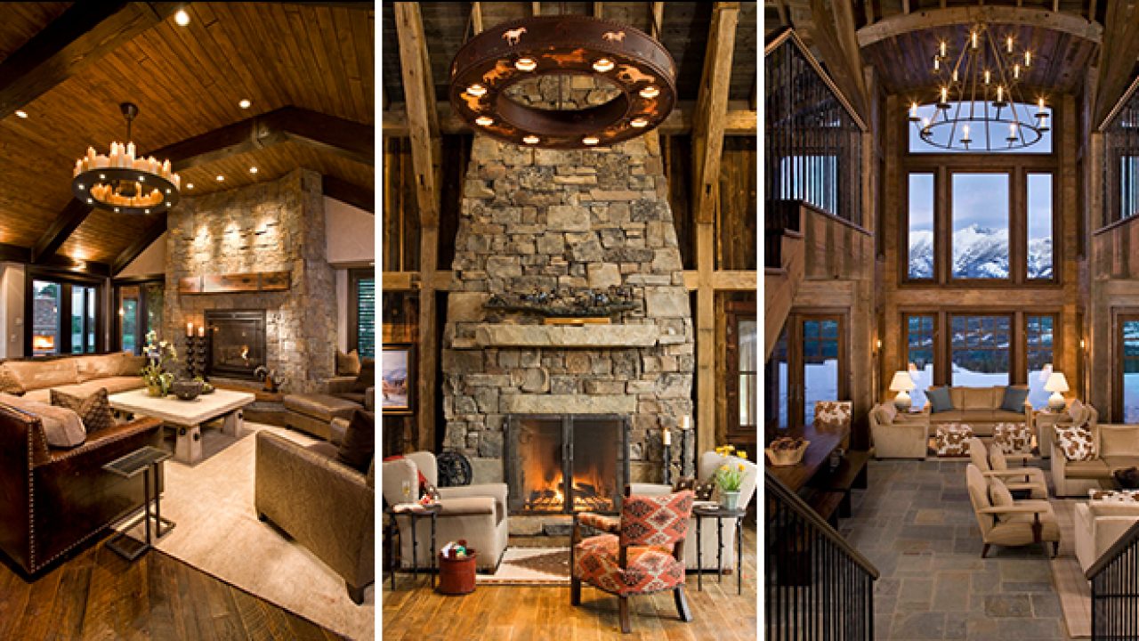 15 Warm Rustic Family Room Designs For The Winter