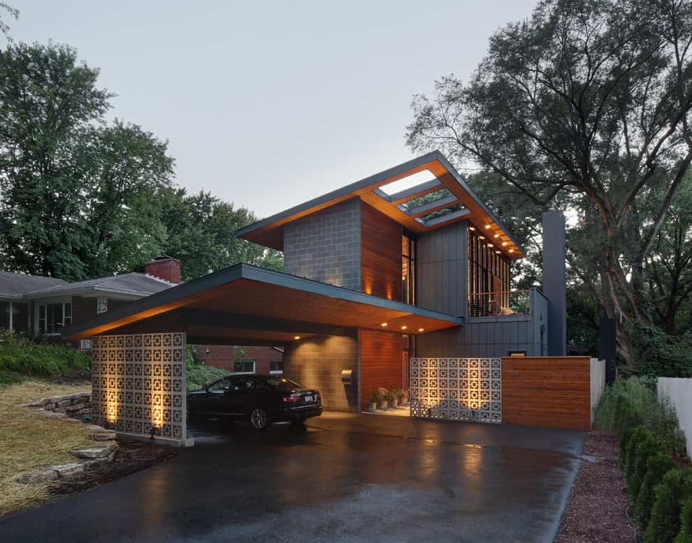 17 Gorgeous Mid Century Modern Exterior Designs Of Homes For The 