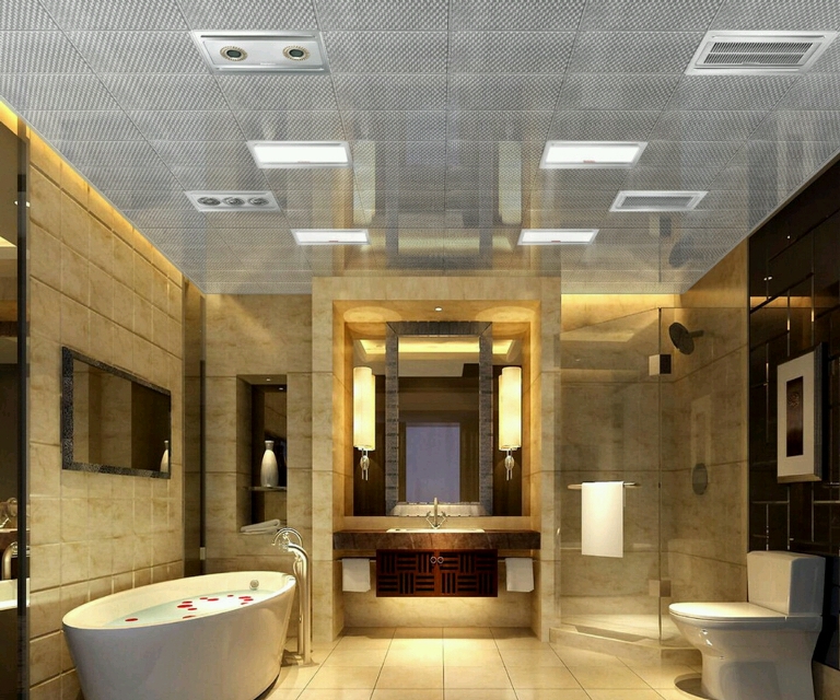 17 Extravagant Bathroom Ceiling Designs That You'll Fall In Love With Them