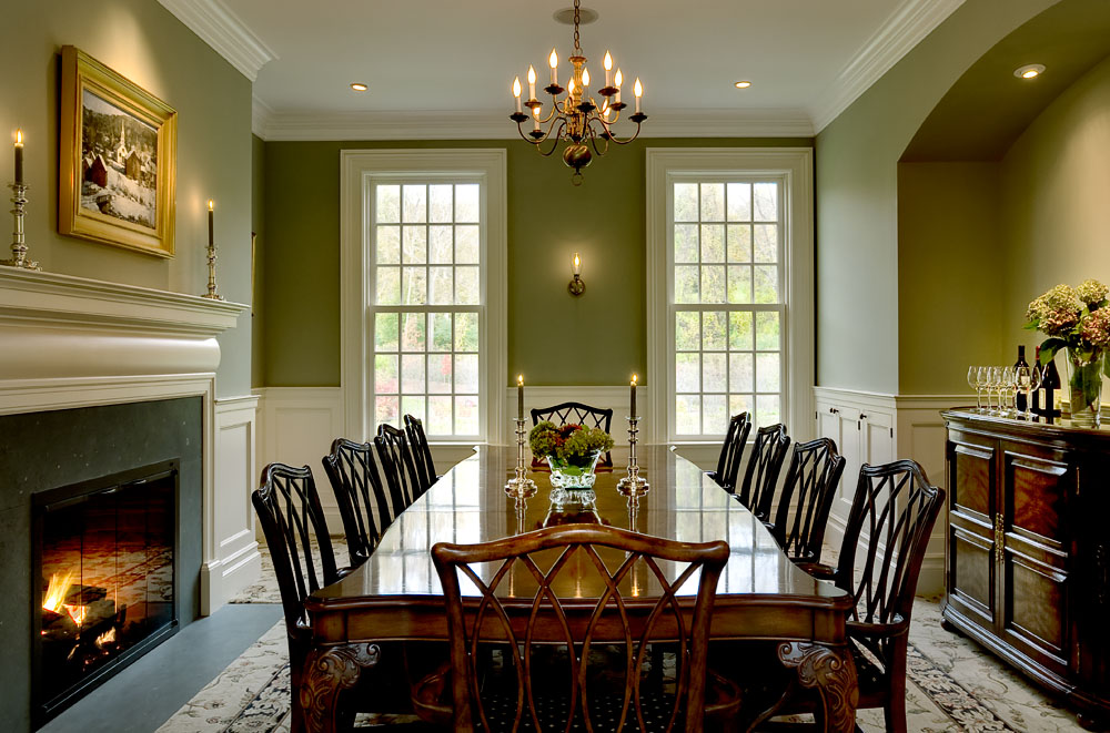 Green Paint Colours For Dining Room