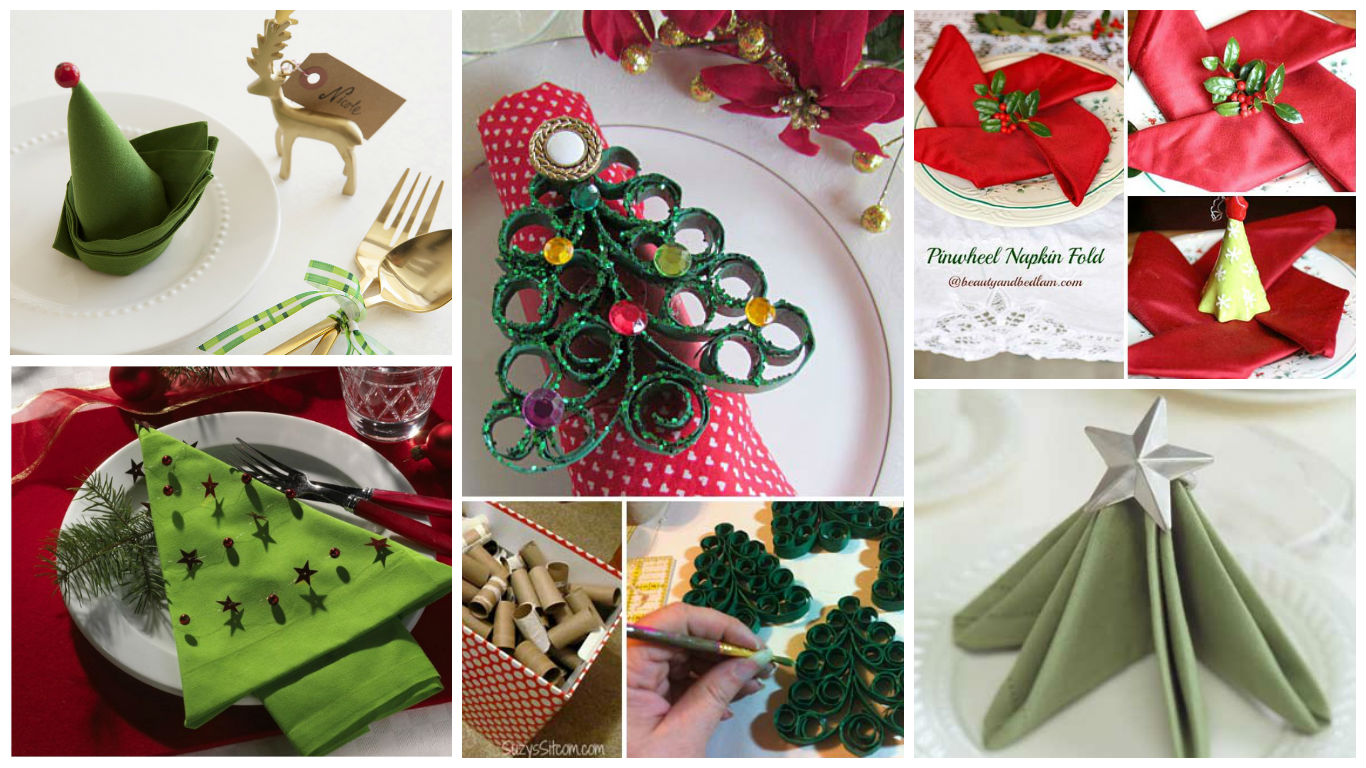 15 Most Easiest DIY Christmas Napkins To Adorn Your Christmas Table