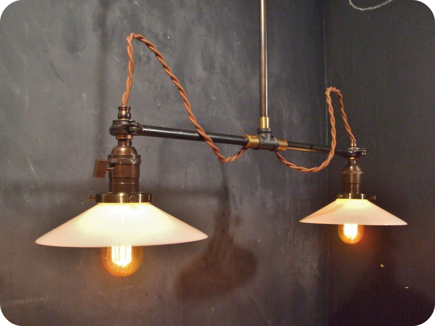 industrial hanging kitchen light