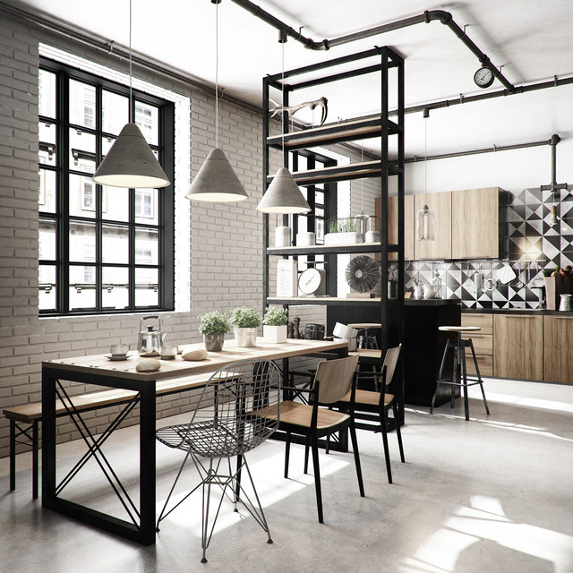 17 Timeless Dining Room Designs In Industrial Style