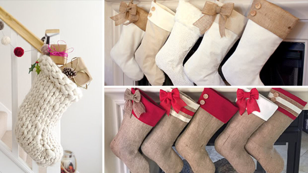 15 Adorable Handmade Christmas Stockings To Decorate Your