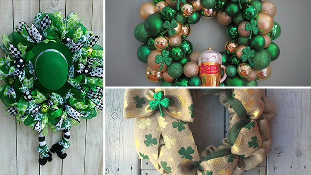 15 Stunning Handmade St Patrick S Day Wreath Designs