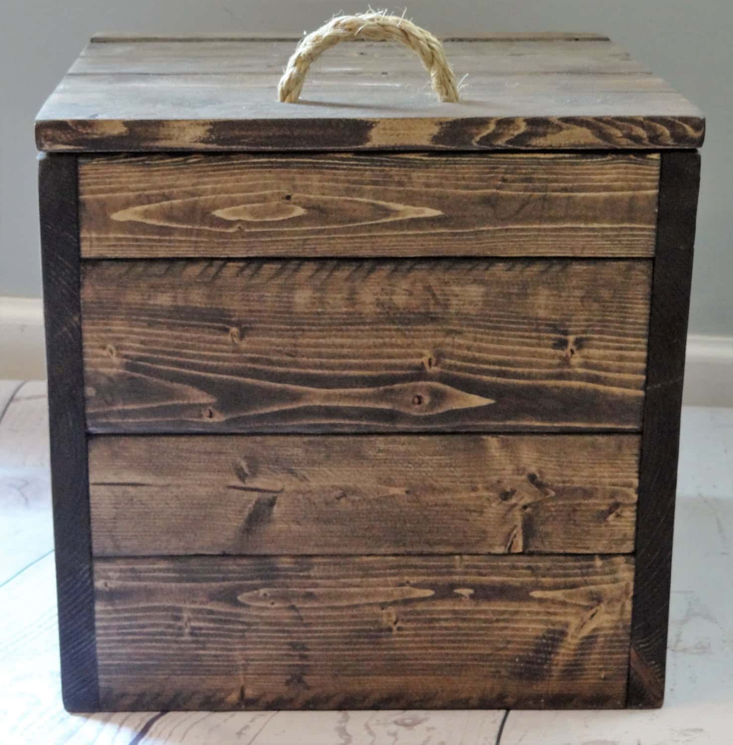 wooden toy storage drawers