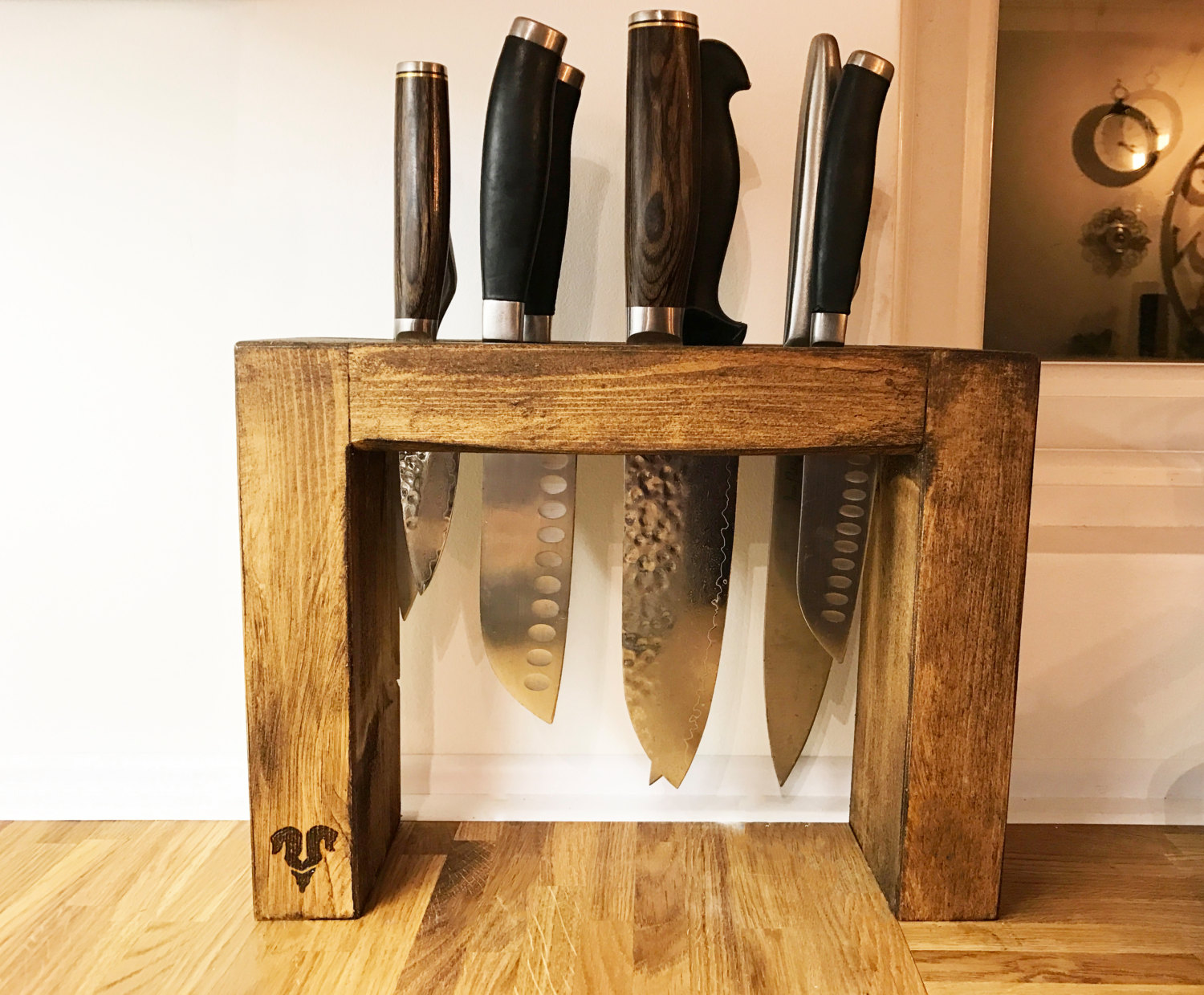 16 Cool Handmade Knife Rack Designs To Update Your Kitchen With