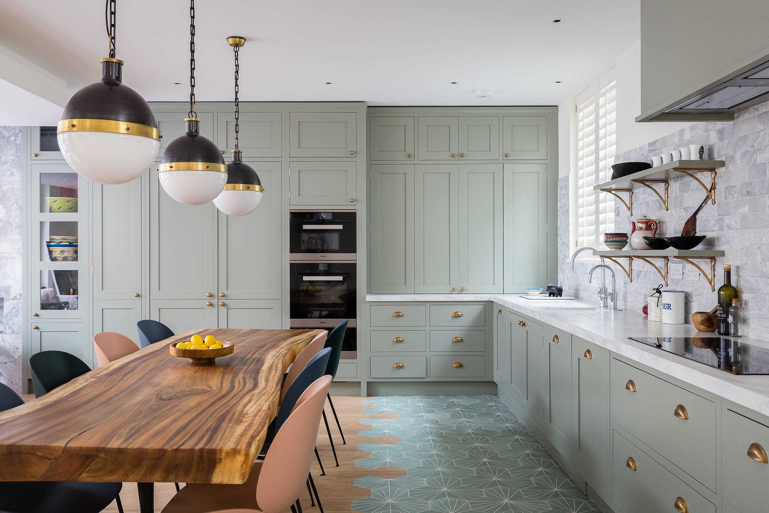 eclectic interior design kitchen