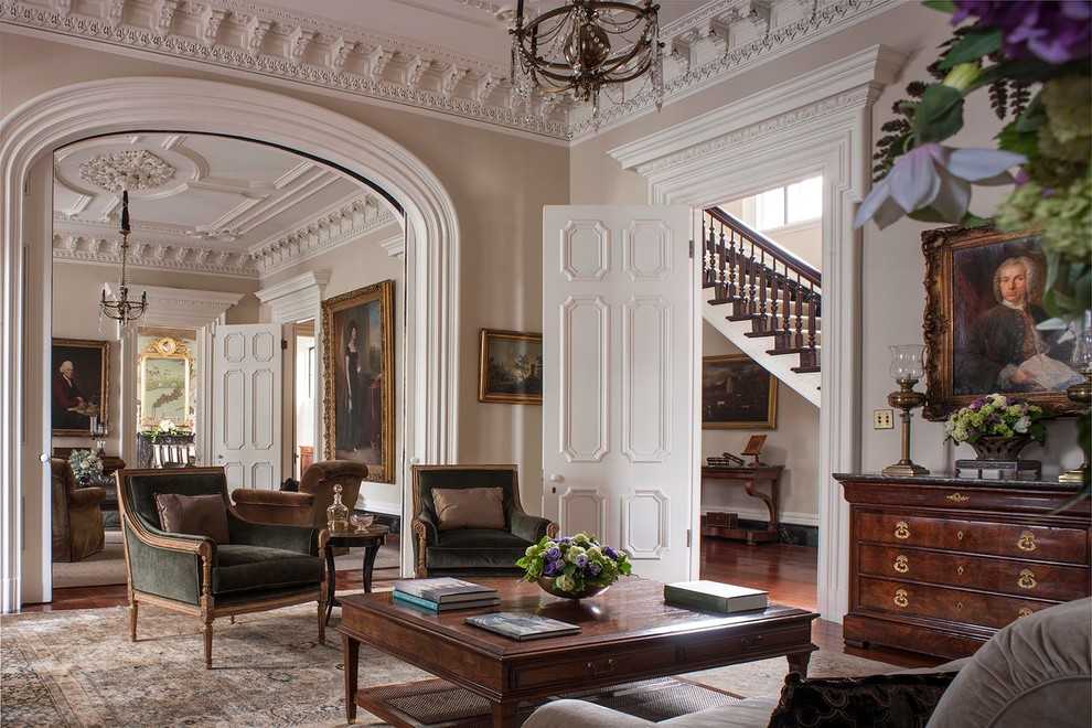 Victorian Era Historic Interior Paint Living Room