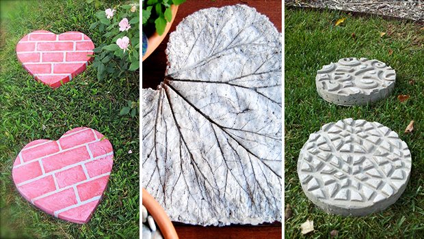 15 Crafty And Fun DIY Stepping Stones For Your Garden