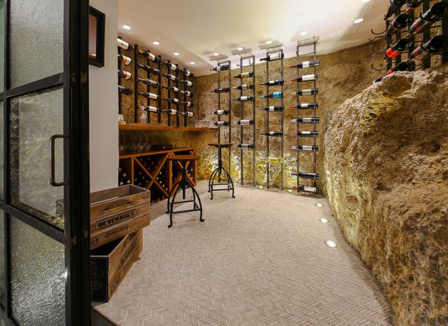 Sophisticated Mid Century Modern Wine Cellar Designs