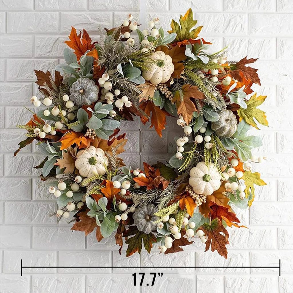 17 Beautiful Fall Wreath Designs With Warm Hues