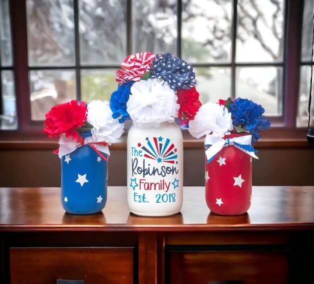 Rustic Th Of July Mason Jar Decor Ideas For A Cozy Patriotic Atmosphere