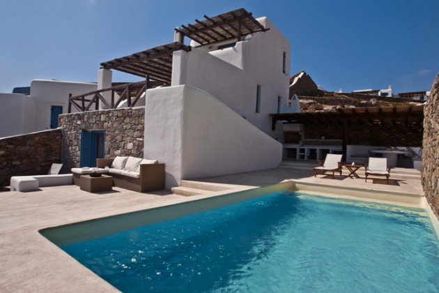 Great Holidays at Mykonos Panormos Villas Overlooking the Blue Sea