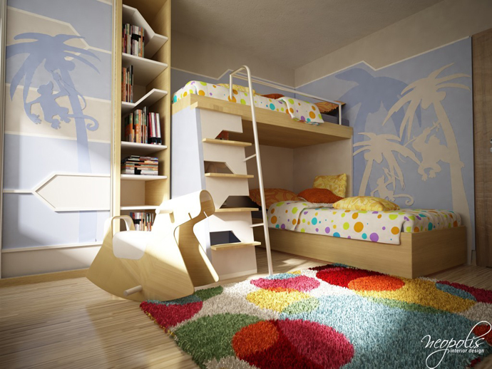 children bedroom interior