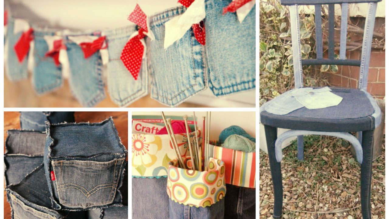 What to do with old jeans? - 4 DIY ideas for recycling denim jeans