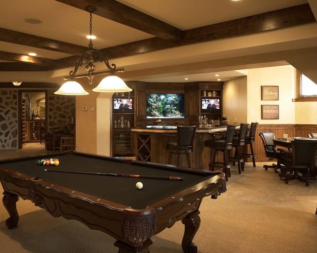 30 Trendy Billiard Room Design Ideas