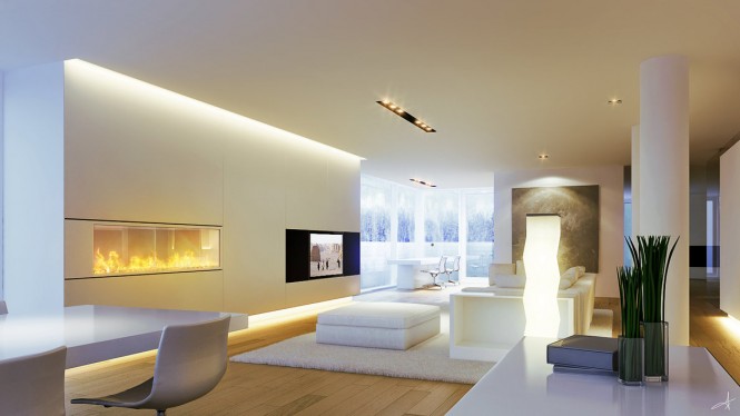 minimalist design living room