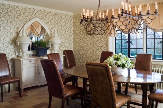 28 Sleek English Country Dining Room Design Ideas