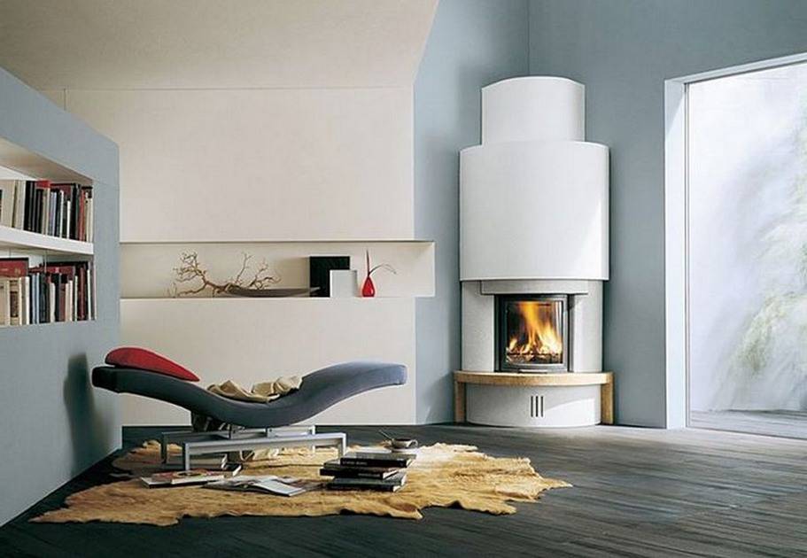 22 Ultra Modern Corner Fireplace Design Ideas