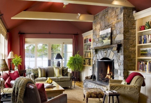 46 rustic living room design ideas