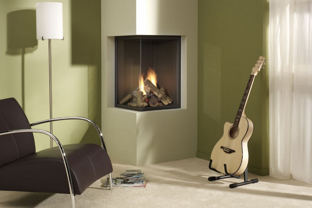 22 Ultra Modern Corner Fireplace Design Ideas   96 1024x683 