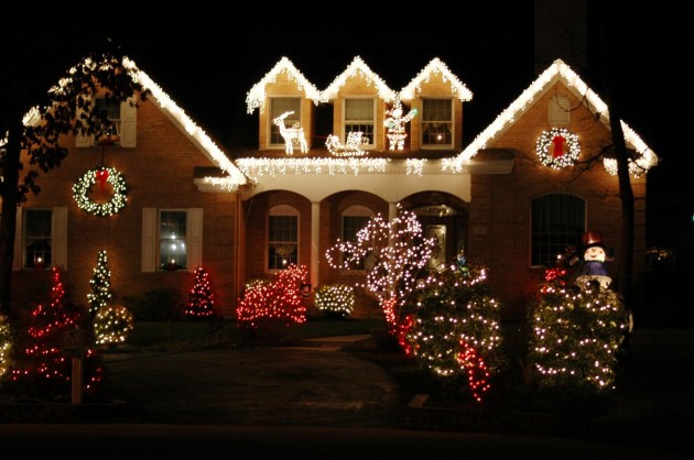 christmas garden lights decorations