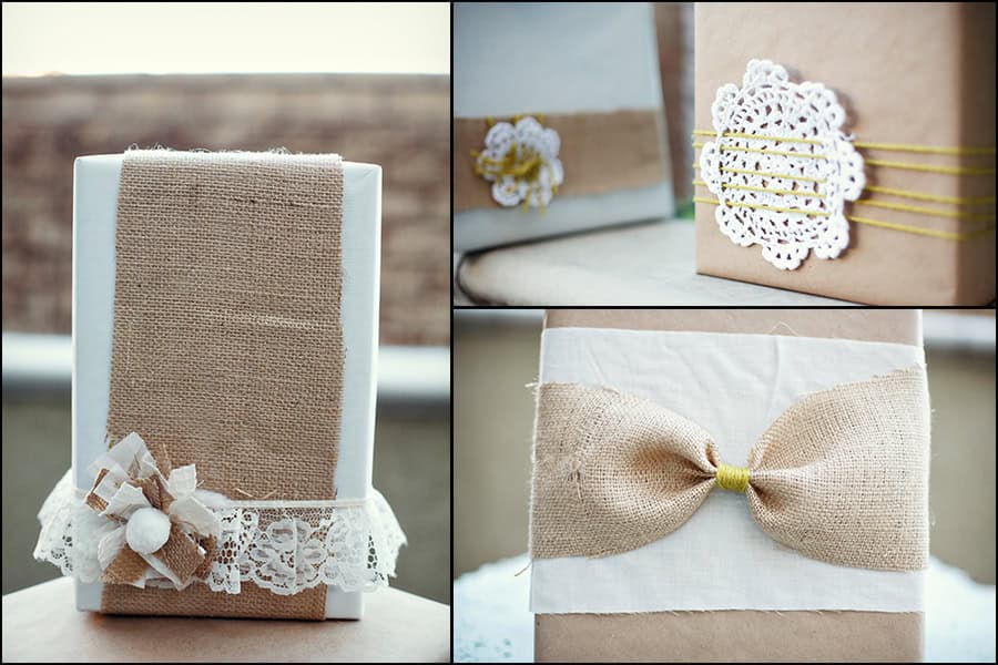 33 Adorable Burlap Christmas Gifts Wrapping Ideas