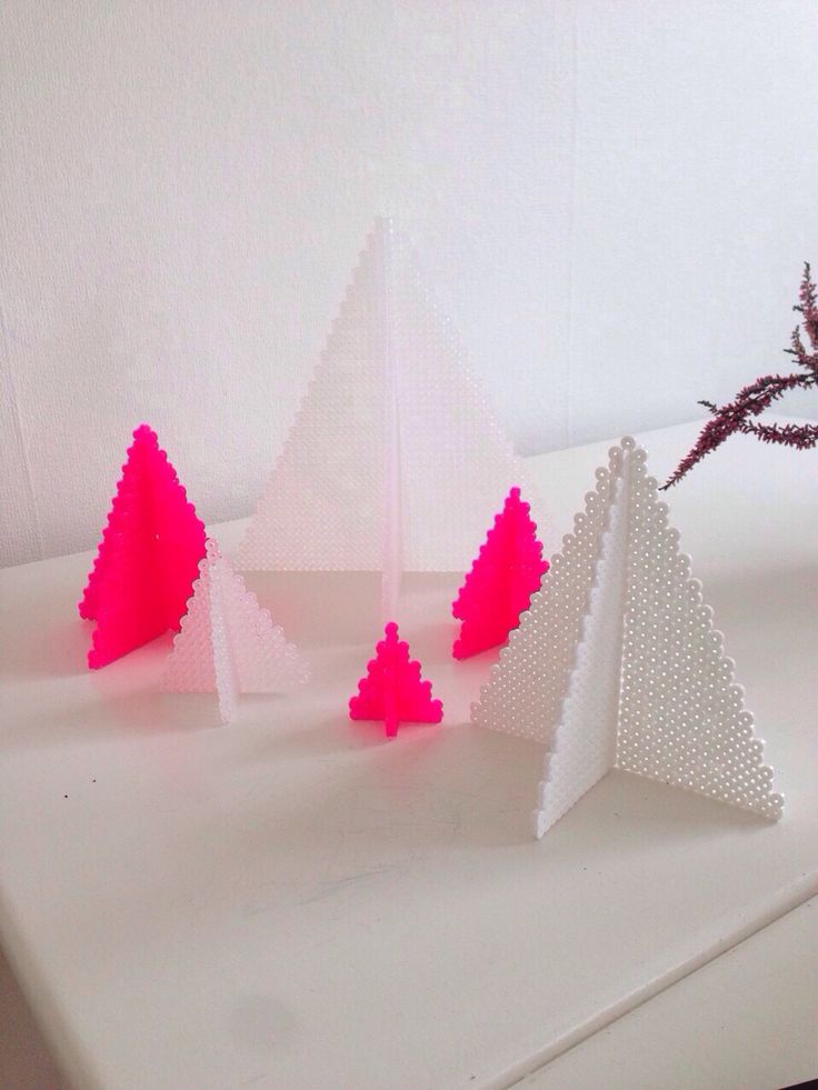 Chic Neon DIY Christmas Trees And Ornaments