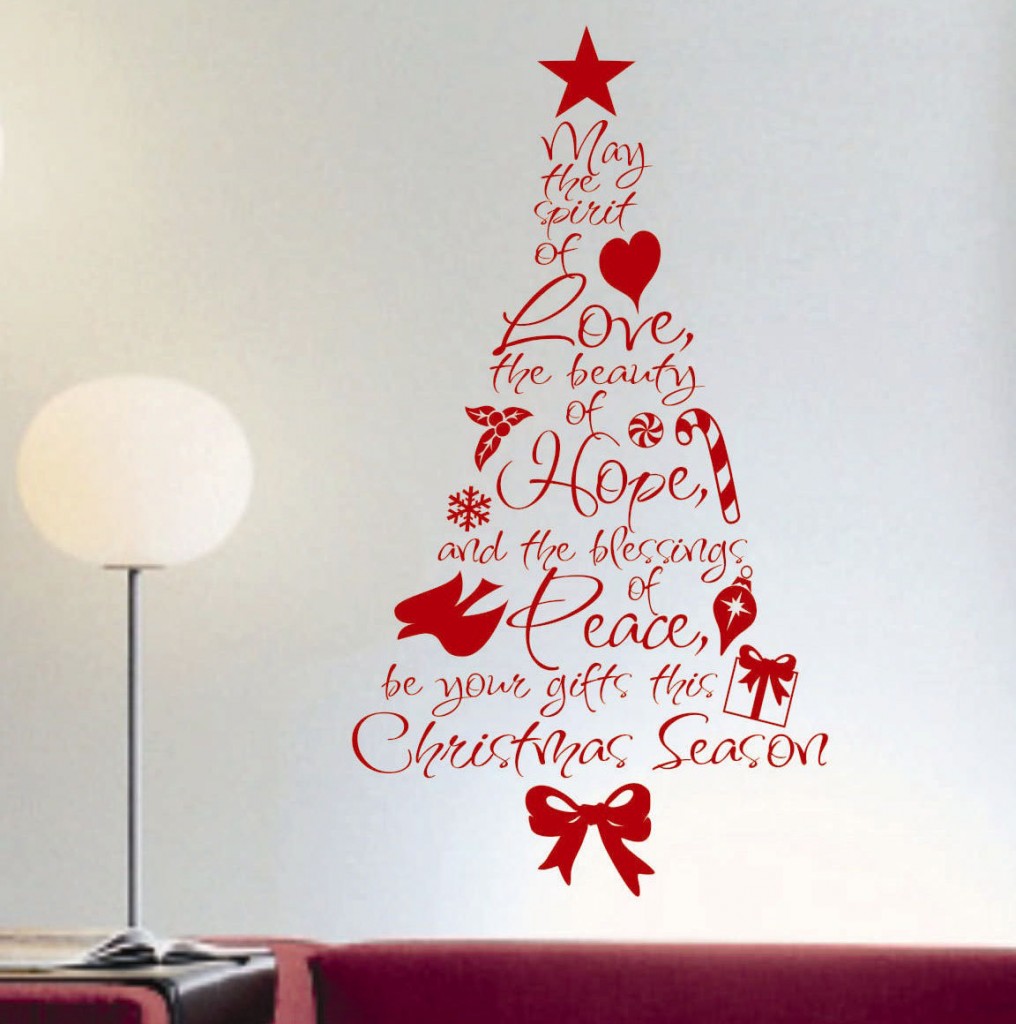 20 Creative Christmas Decorating Ideas with Decals