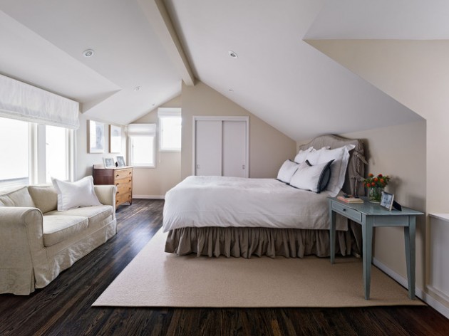 bedroom furniture for sloped ceilings