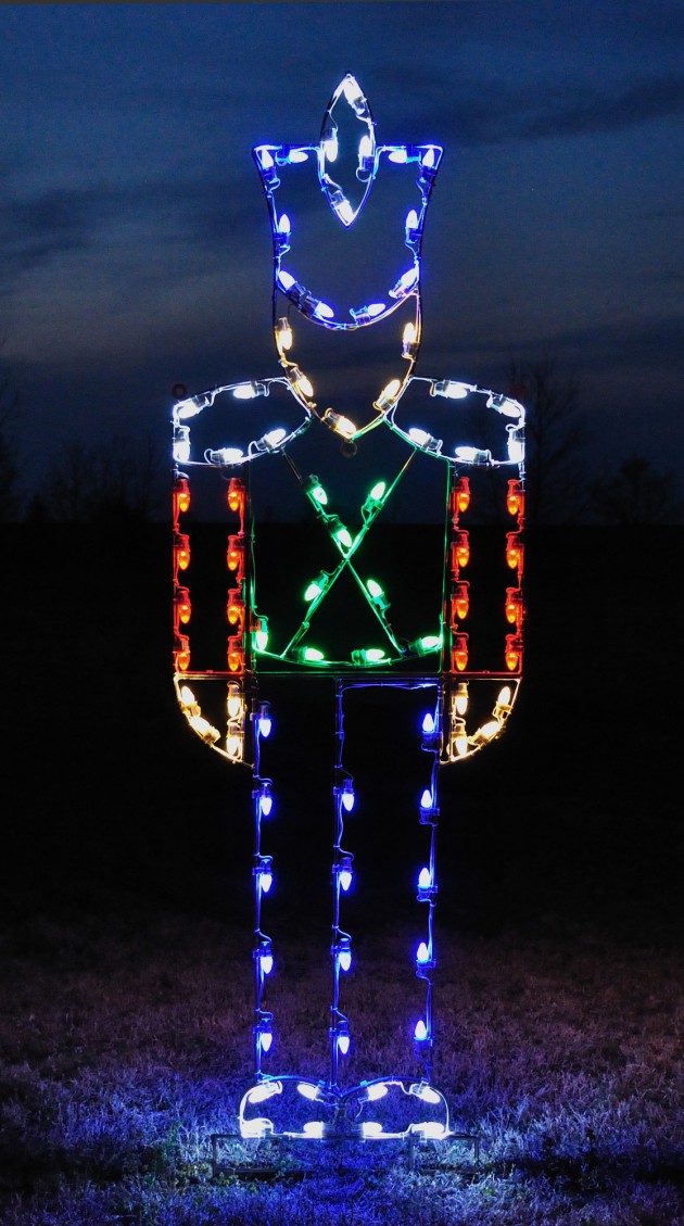A Large Collection of Outdoor Christmas Light Displays