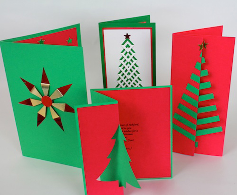 The Cutest 30 DIY Christmas Postcards