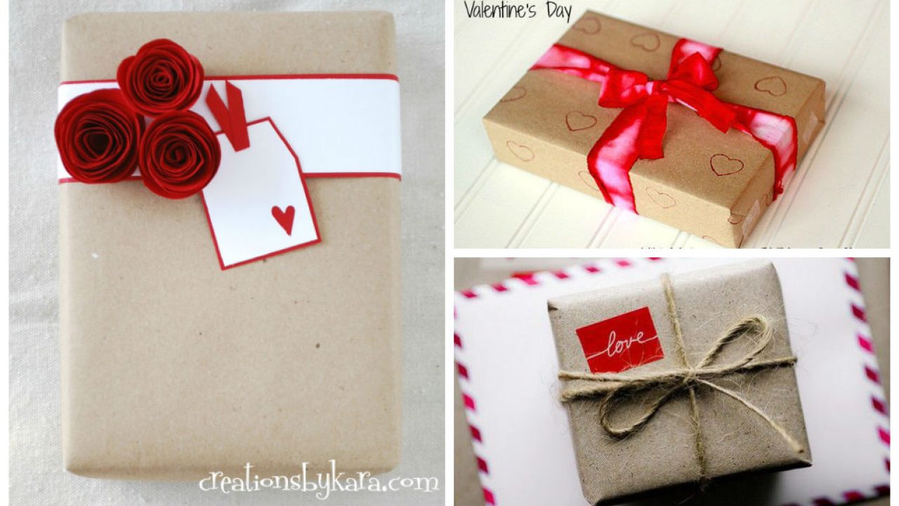 13 DIY Wrapping Paper And Farbic Ideas For Valentine's Day - Shelterness