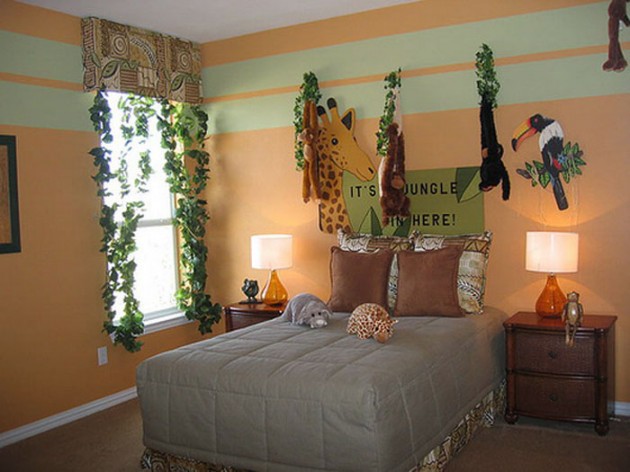 Jungle Decor Boy Bedroom