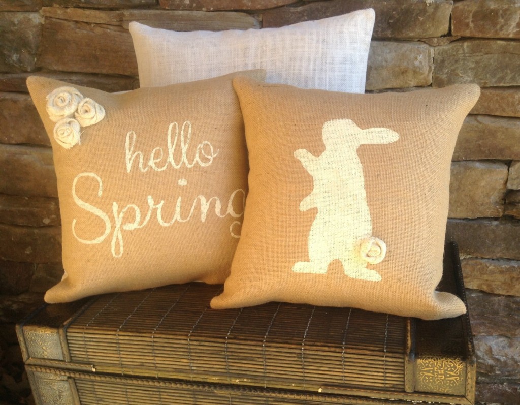 easter pillow covers