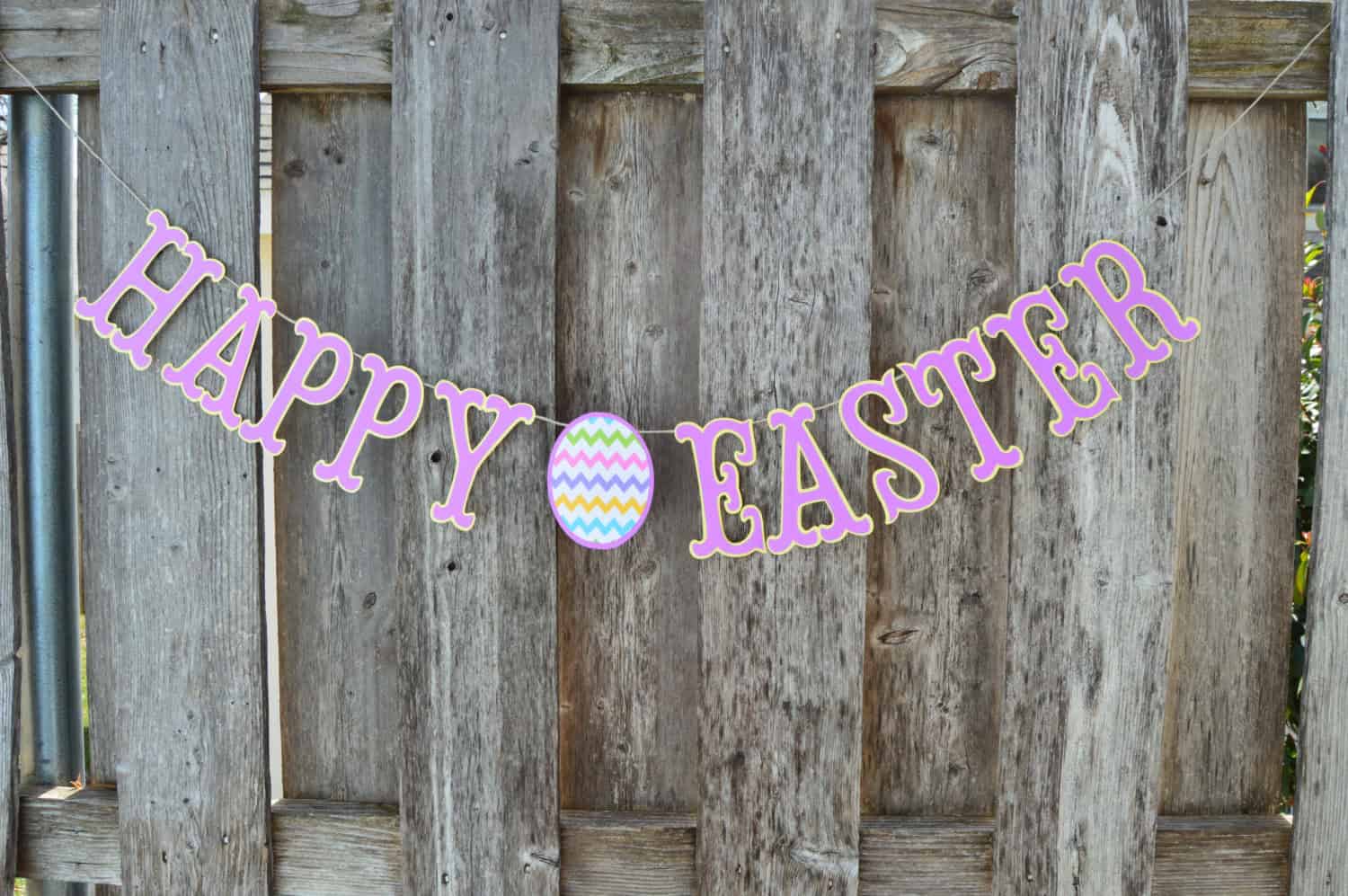 20 Festive Handmade Easter Banner and Garland Decorations