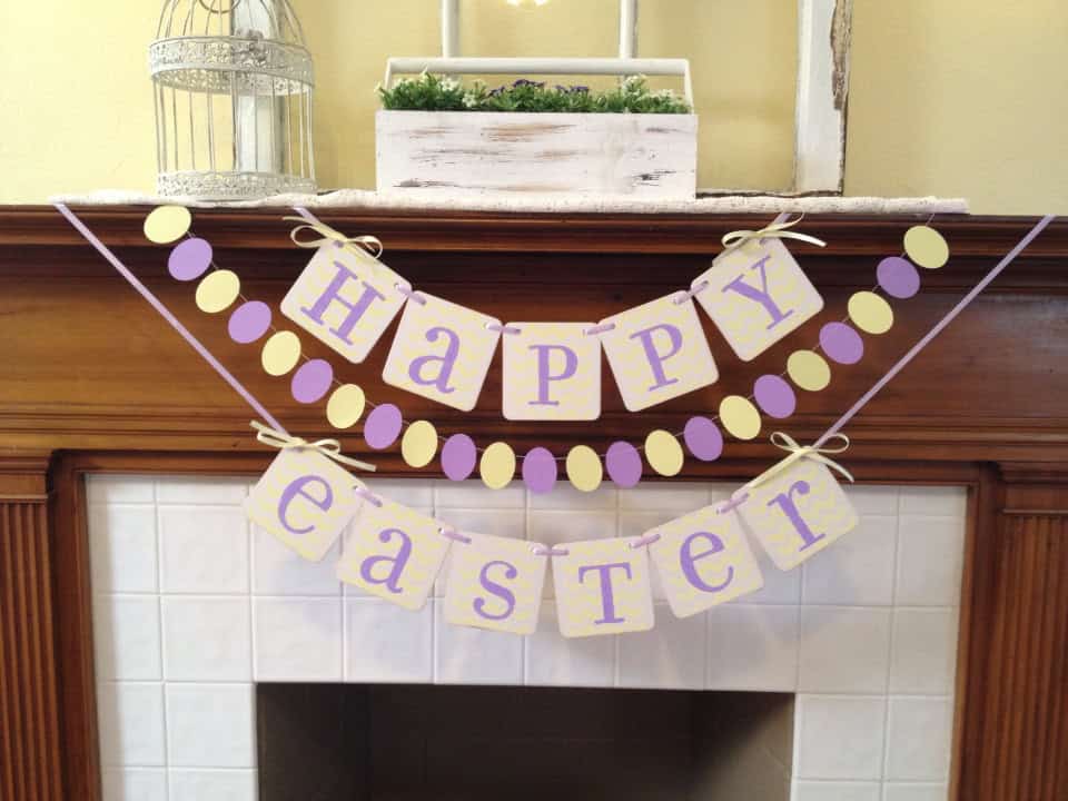 20 Festive Handmade Easter Banner and Garland Decorations