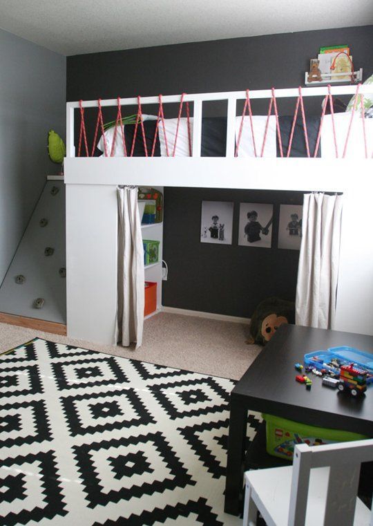 children's mezzanine bedroom