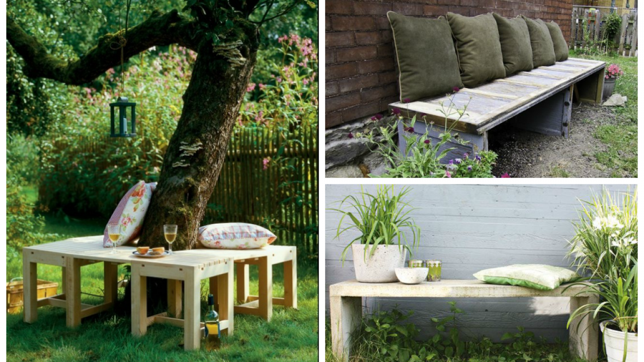 The Most Awesome 30 Diy Benches For Your Garden