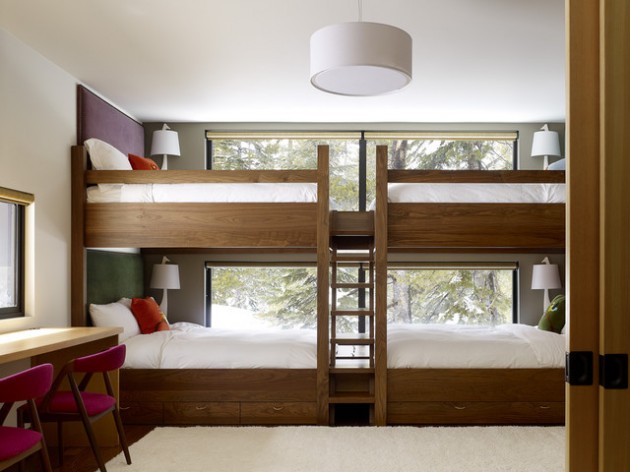 built in bunk bed designs