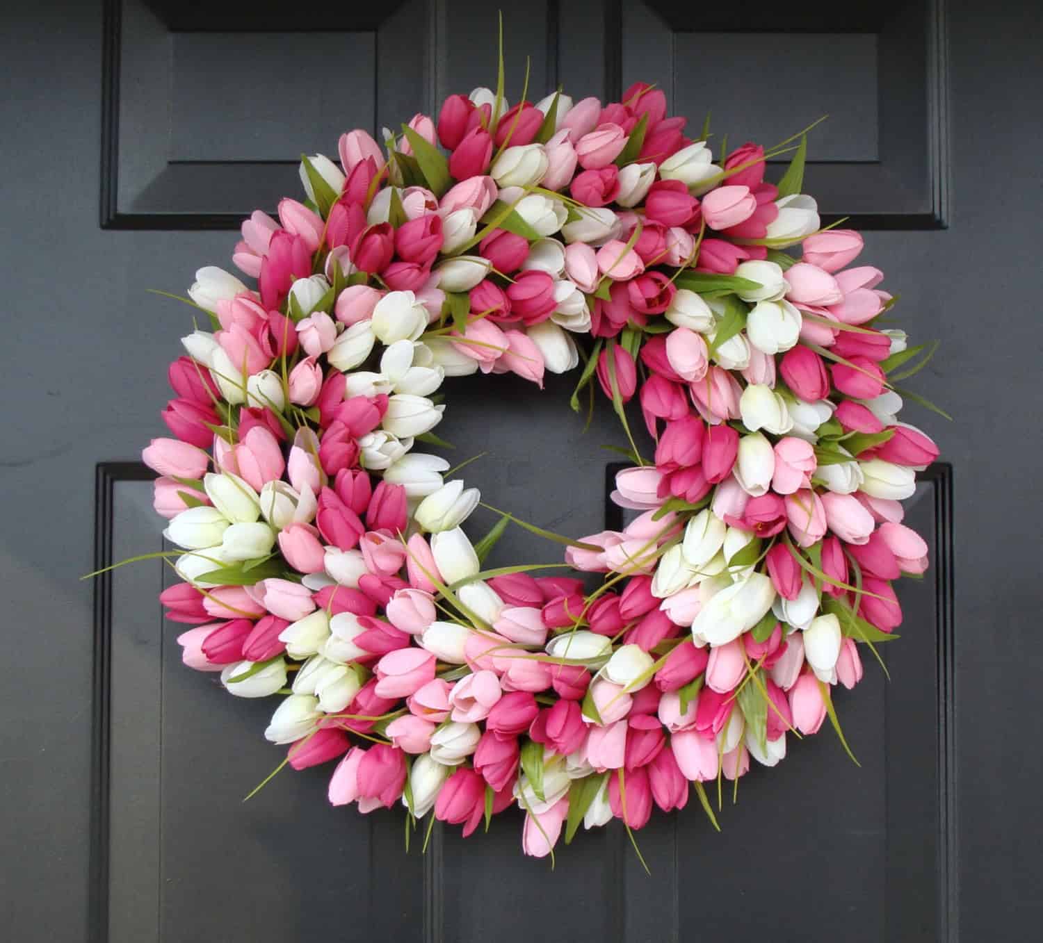 19 Fresh-looking Handmade Spring Wreath Designs