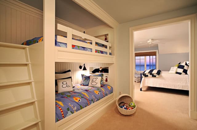 27 Fantastic Built In Bunk Bed Ideas for Kids Room from a Fairy Tales