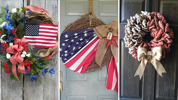 20 Awesome Handmade 4th Of July Wreath Ideas