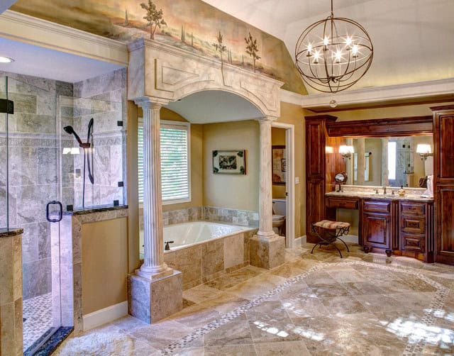 15 Luxury Mediterranean Bathroom Designs