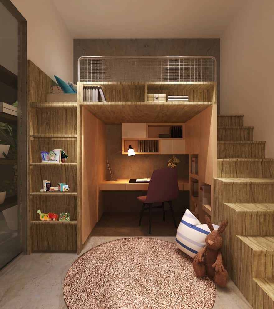 15 Entertaining Contemporary Kids' Room Designs